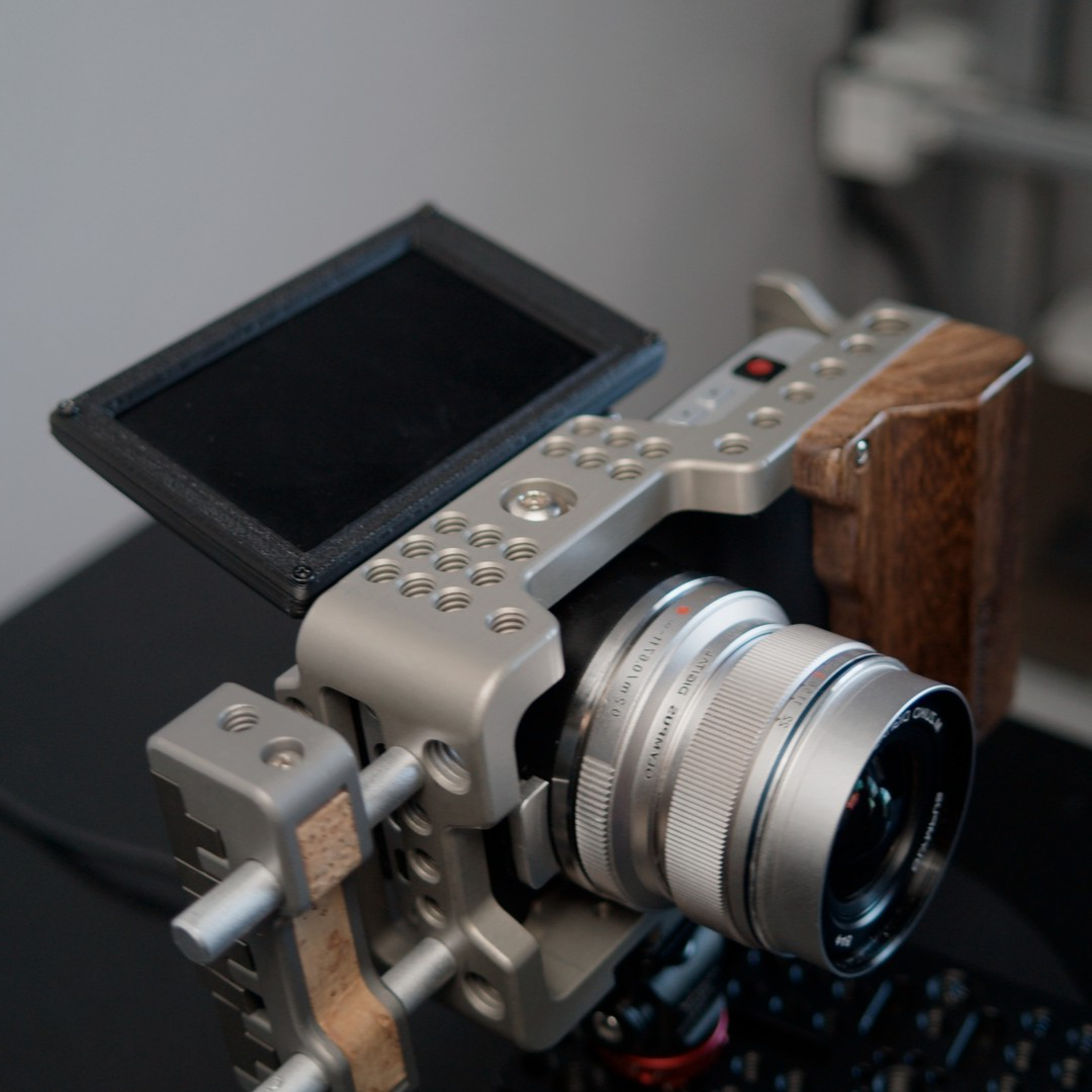 BMPCC (OG) Tilt Screen Modification files  [Caged Version]